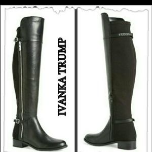 Ivanka Trump Black Over the Knee Boots